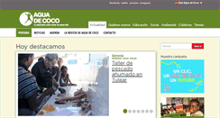 Desktop Screenshot of aguadecoco.org
