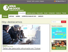 Tablet Screenshot of aguadecoco.org